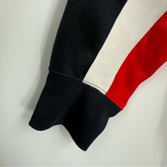 Nike Full Zip Training Track Jacket Men's Size XL black white Red Pockets - Picture 6 of 11